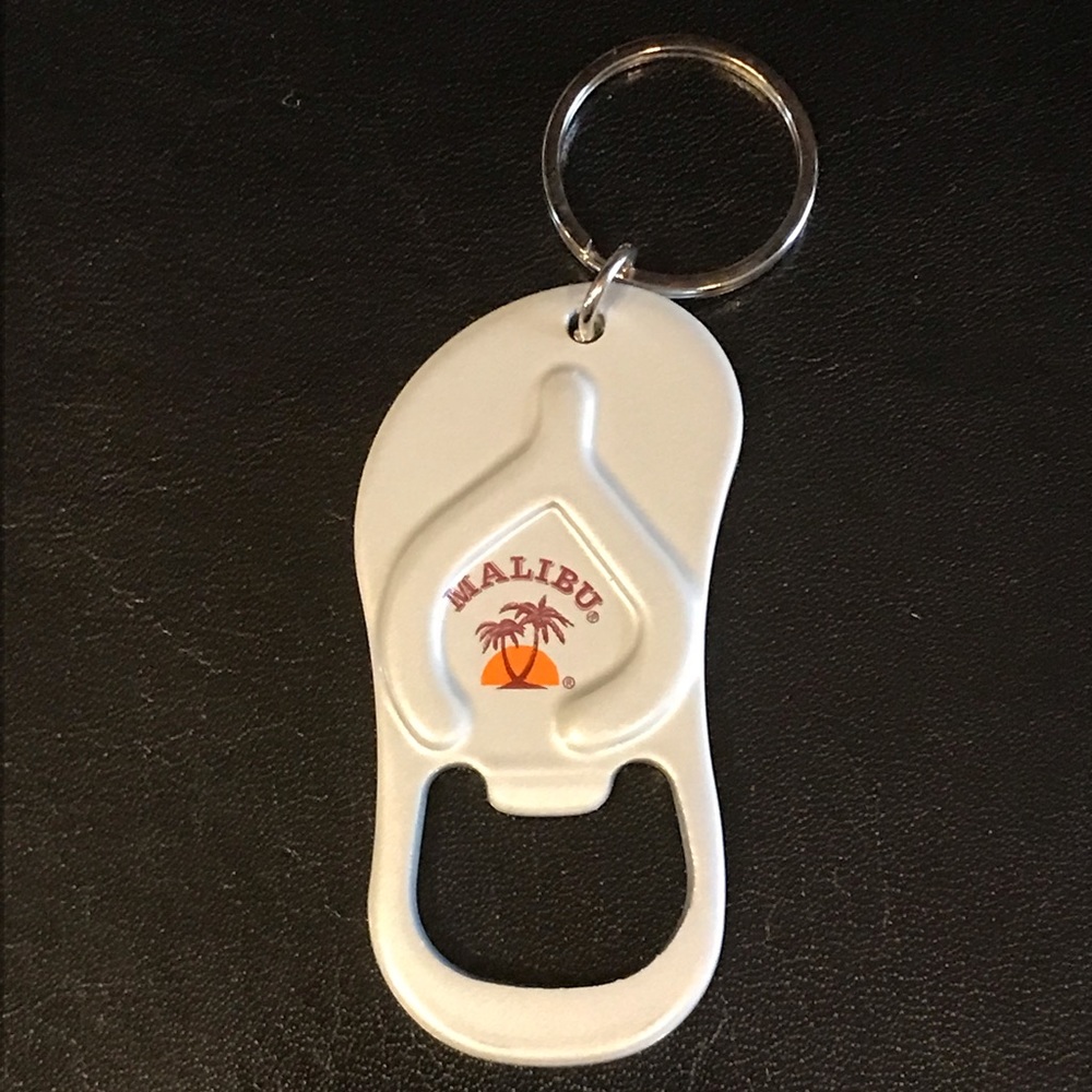 $10/15 Malibu Rum Keychain Bottle Opener